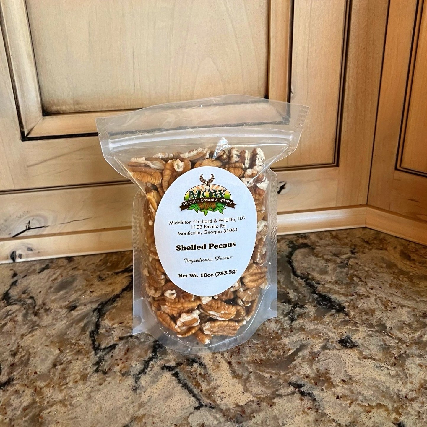 8 oz bag raw pecans